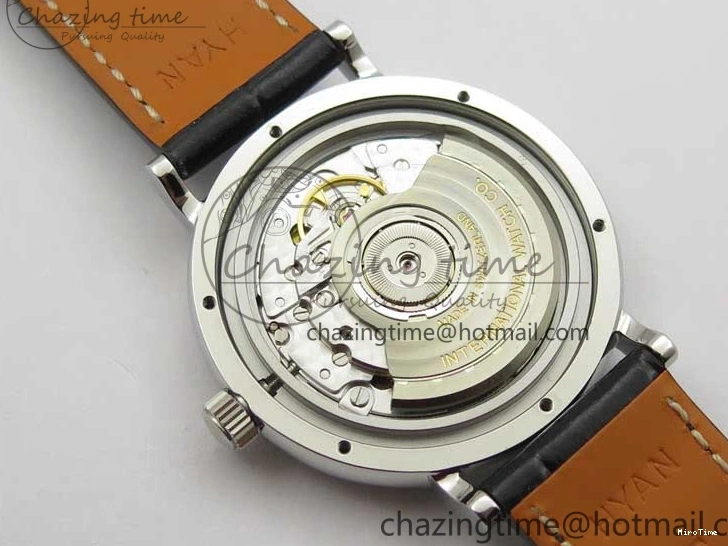 MIROTIME 0501 Portofino 37mm SS V7F 1:1 Best Edition Gray Dial on Black Leather Strap A Practical 7094